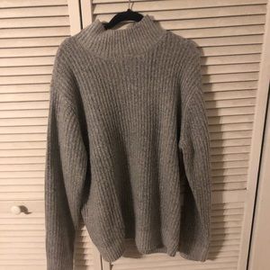 H&M Mens Grey Turtle Neck Sweater